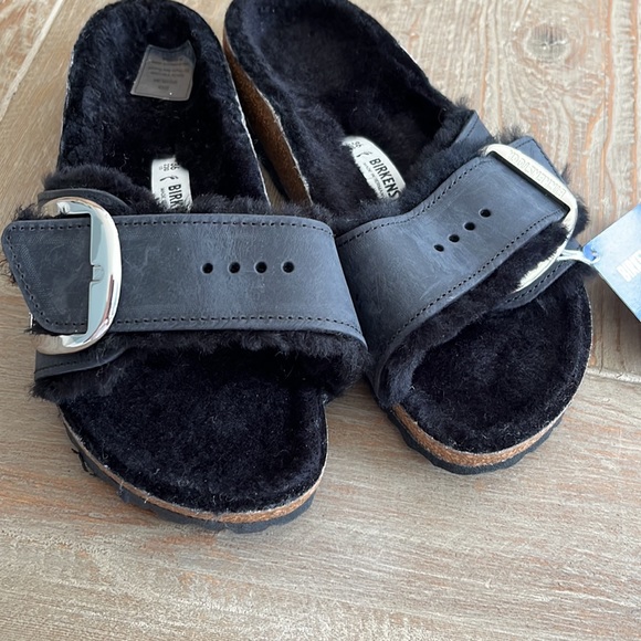 Birkenstock  Madrid  shearling  sandals  Lady  5 - Picture 7 of 7